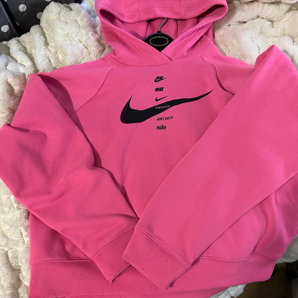 Womens hot pink Nike hoodie size medium